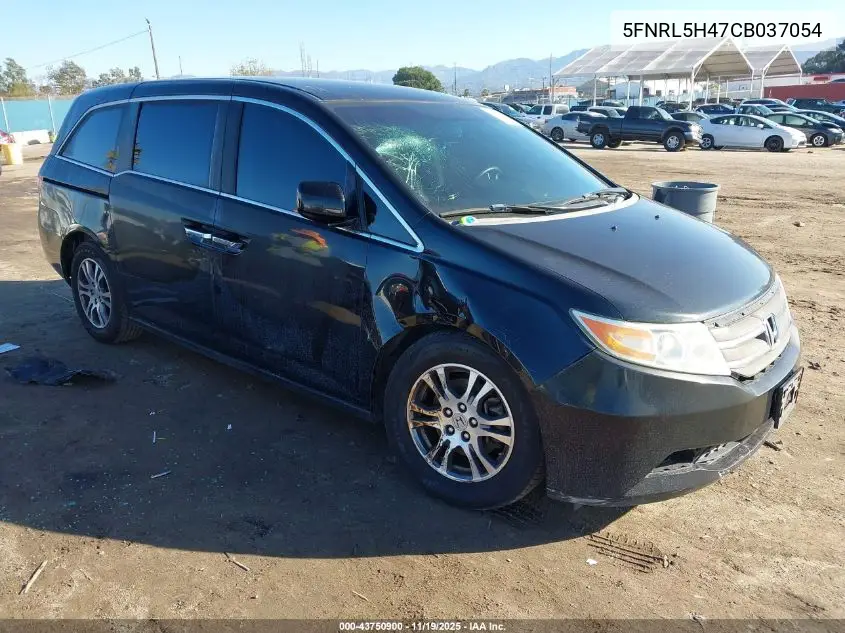 5FNRL5H47CB037054 2012 Honda Odyssey Ex