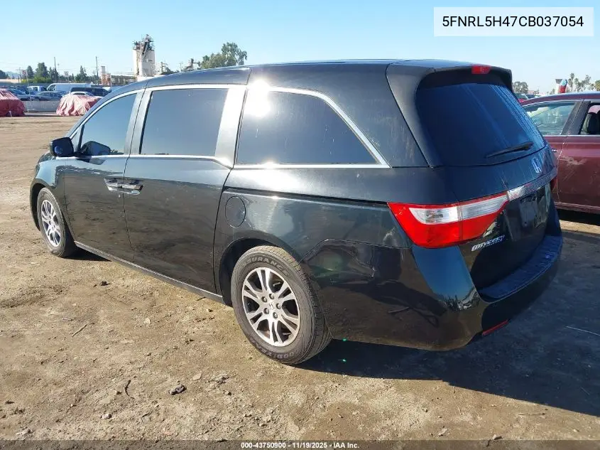 5FNRL5H47CB037054 2012 Honda Odyssey Ex