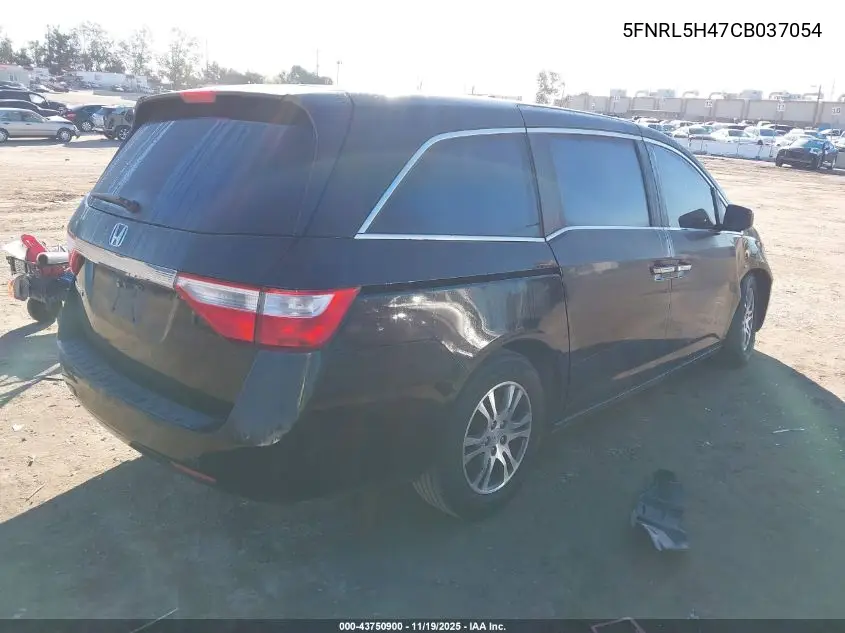 5FNRL5H47CB037054 2012 Honda Odyssey Ex
