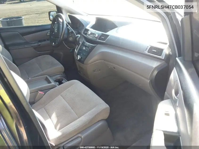 5FNRL5H47CB037054 2012 Honda Odyssey Ex