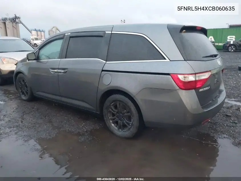 5FNRL5H4XCB060635 2012 Honda Odyssey Ex