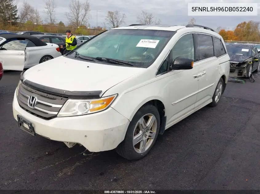 5FNRL5H96DB052240 2013 Honda Odyssey Touring/Touring Elite