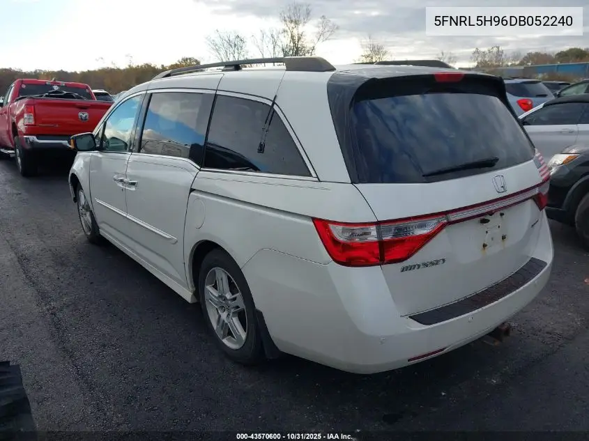 5FNRL5H96DB052240 2013 Honda Odyssey Touring/Touring Elite