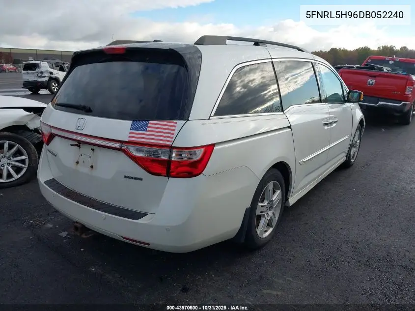 5FNRL5H96DB052240 2013 Honda Odyssey Touring/Touring Elite