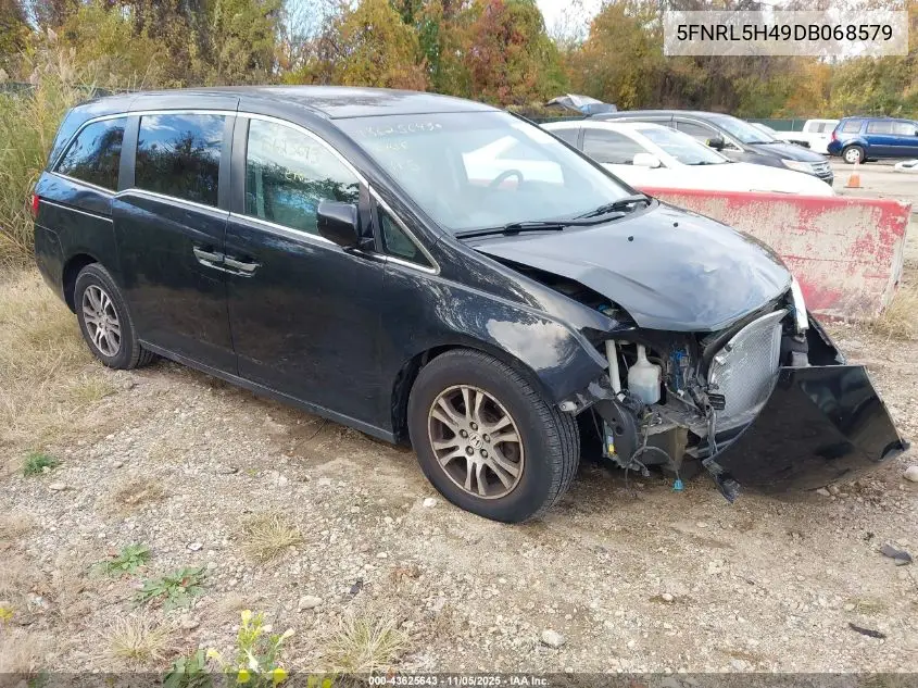 5FNRL5H49DB068579 2013 Honda Odyssey Ex