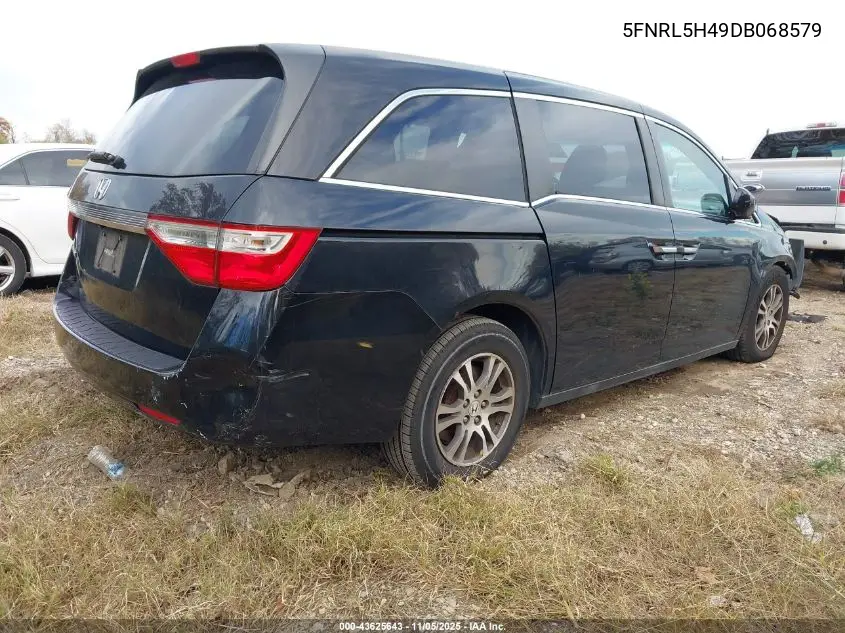 5FNRL5H49DB068579 2013 Honda Odyssey Ex