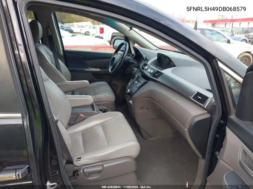 5FNRL5H49DB068579 2013 Honda Odyssey Ex