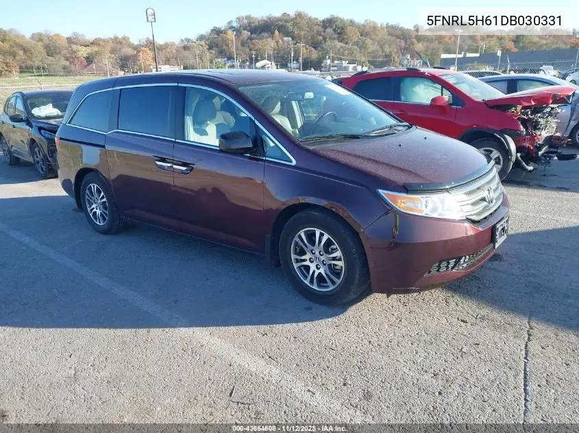 5FNRL5H61DB030331 2013 Honda Odyssey Ex-L