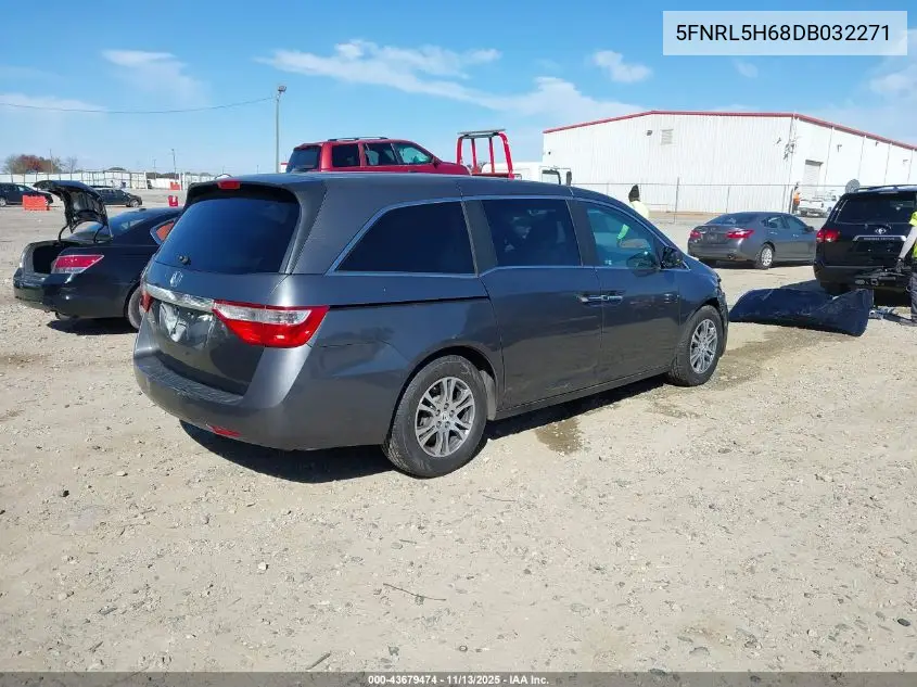 5FNRL5H68DB032271 2013 Honda Odyssey Ex-L