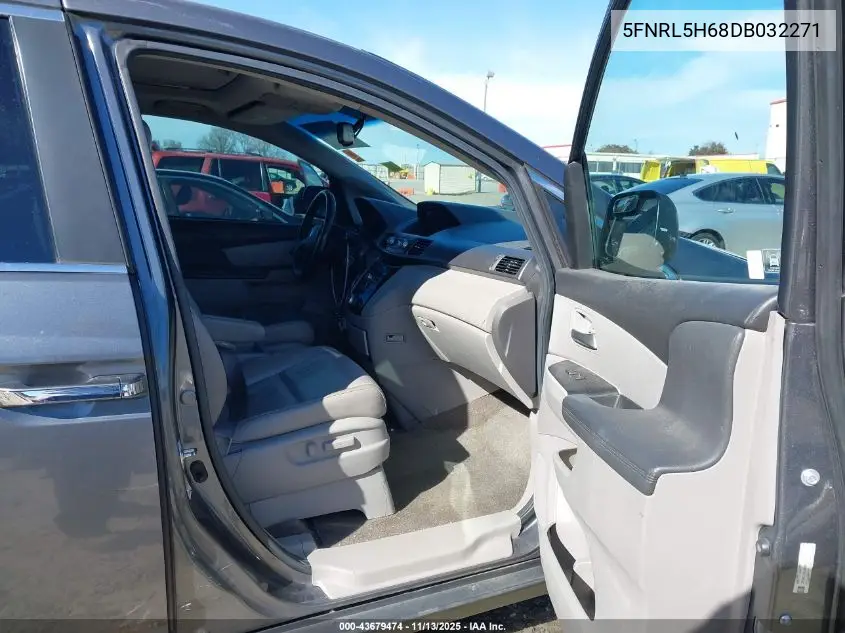 5FNRL5H68DB032271 2013 Honda Odyssey Ex-L