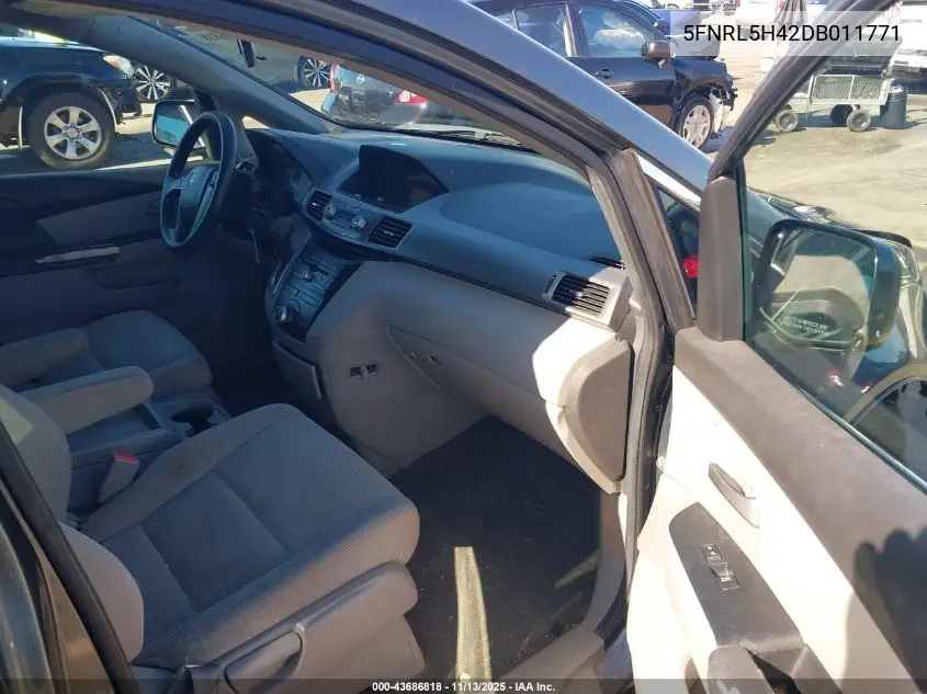 5FNRL5H42DB011771 2013 Honda Odyssey Ex