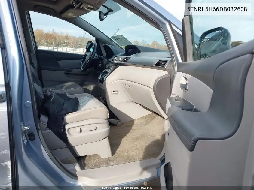 5FNRL5H66DB032608 2013 Honda Odyssey Ex-L