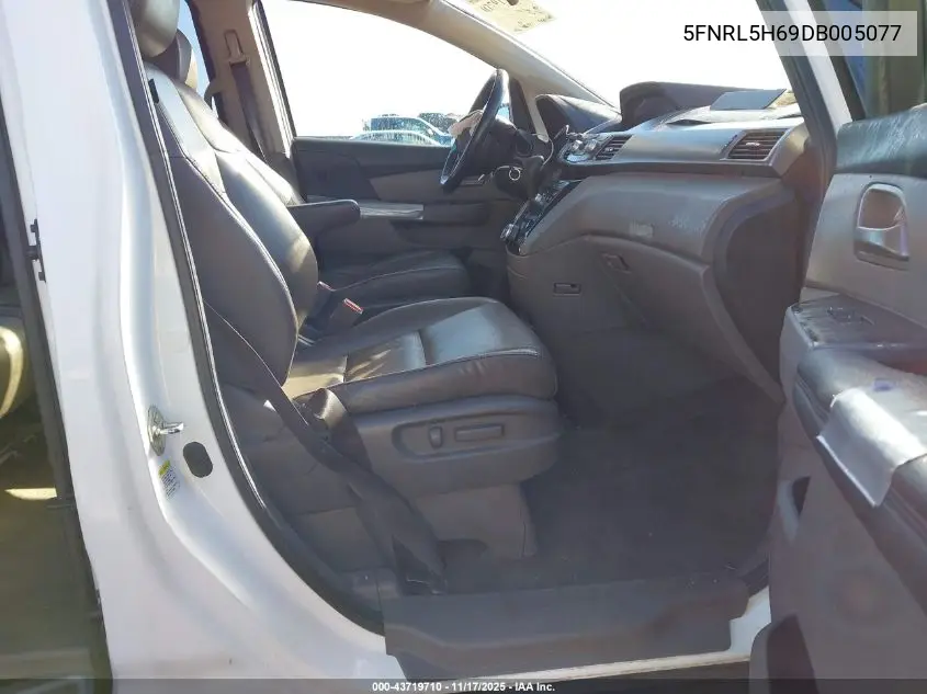 5FNRL5H69DB005077 2013 Honda Odyssey Ex-L