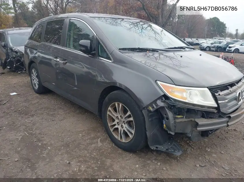 5FNRL5H67DB056786 2013 Honda Odyssey Ex-L