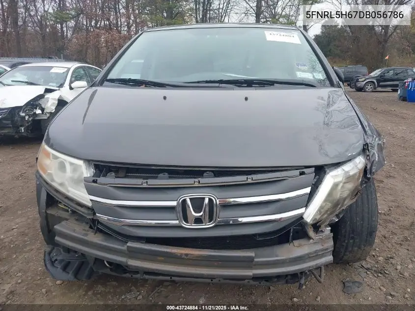 5FNRL5H67DB056786 2013 Honda Odyssey Ex-L