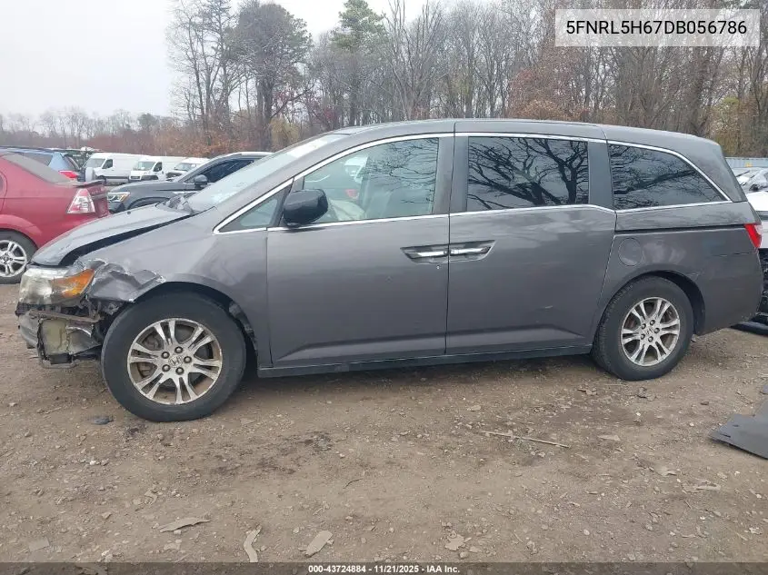 5FNRL5H67DB056786 2013 Honda Odyssey Ex-L