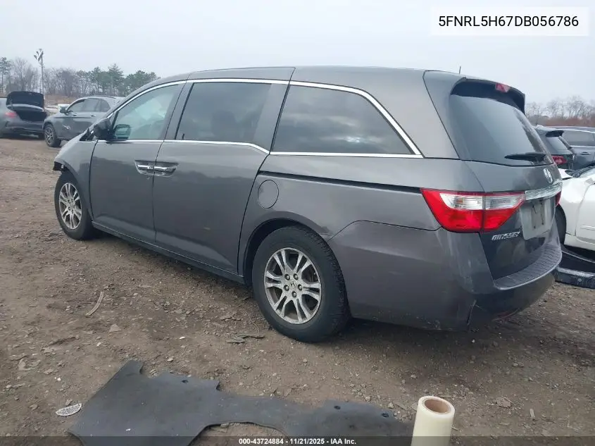 5FNRL5H67DB056786 2013 Honda Odyssey Ex-L