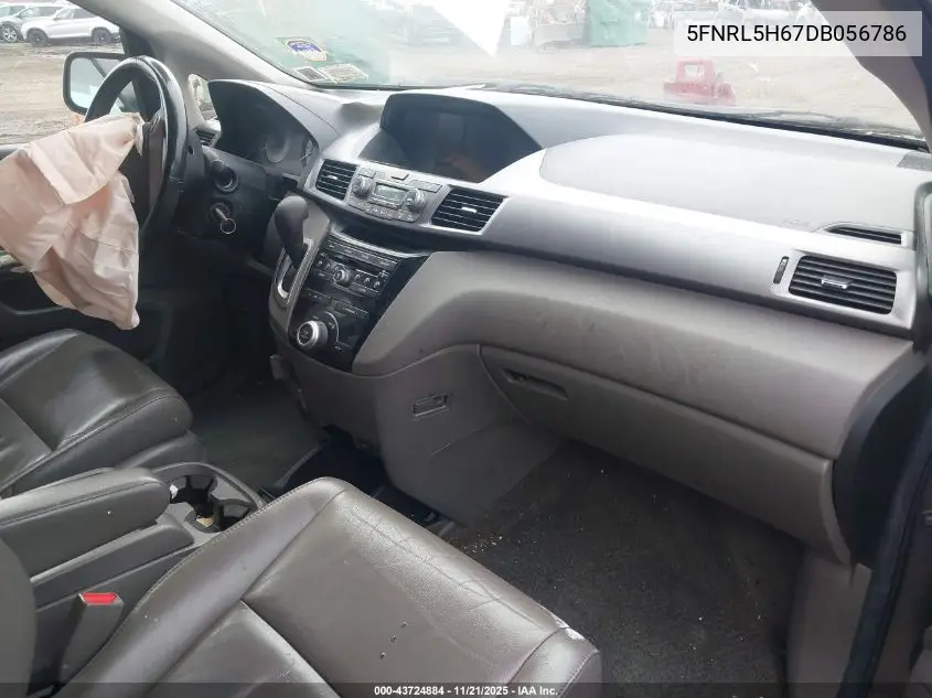 5FNRL5H67DB056786 2013 Honda Odyssey Ex-L