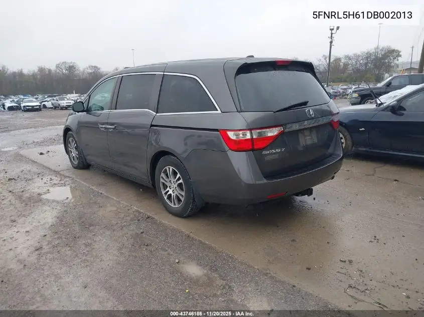 5FNRL5H61DB002013 2013 Honda Odyssey Ex-L