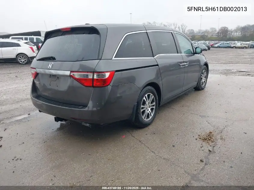 5FNRL5H61DB002013 2013 Honda Odyssey Ex-L