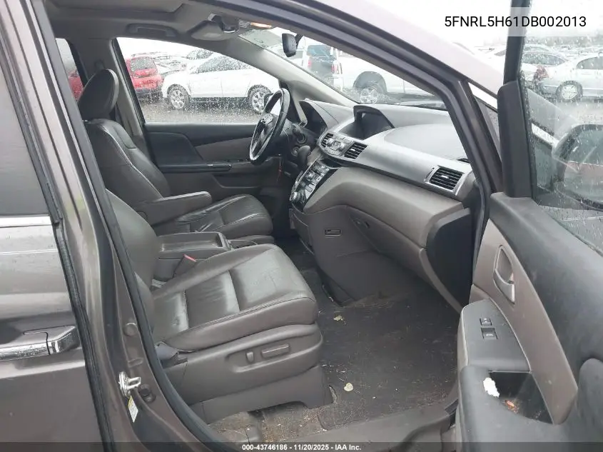 5FNRL5H61DB002013 2013 Honda Odyssey Ex-L