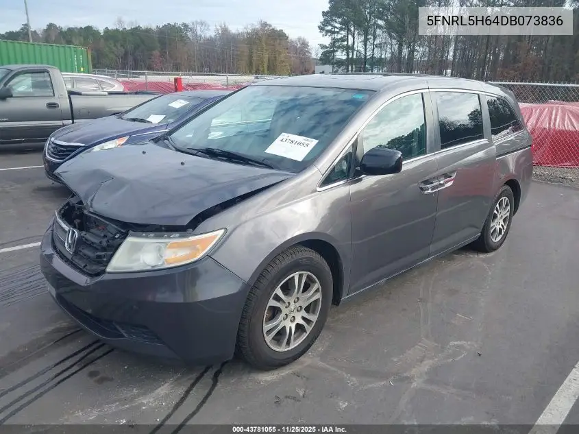 5FNRL5H64DB073836 2013 Honda Odyssey Ex-L