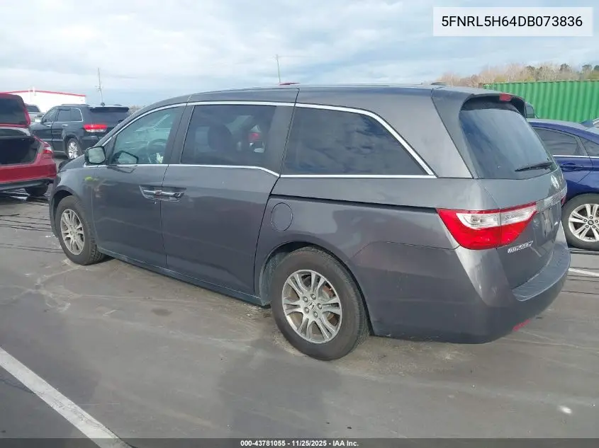 5FNRL5H64DB073836 2013 Honda Odyssey Ex-L