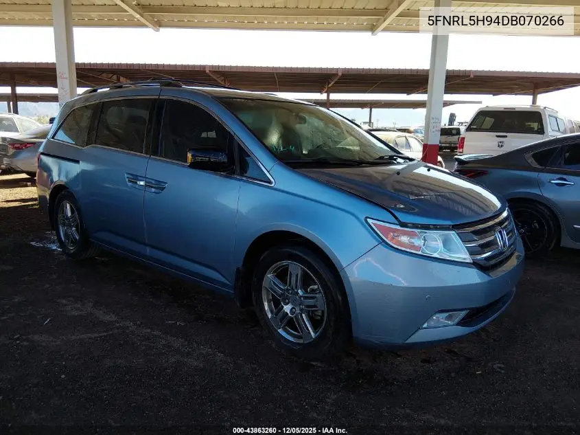 5FNRL5H94DB070266 2013 Honda Odyssey Touring/Touring Elite