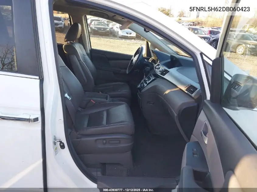 5FNRL5H62DB060423 2013 Honda Odyssey Ex-L