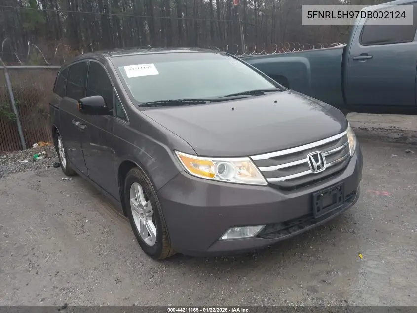 5FNRL5H97DB002124 2013 Honda Odyssey Touring/Touring Elite