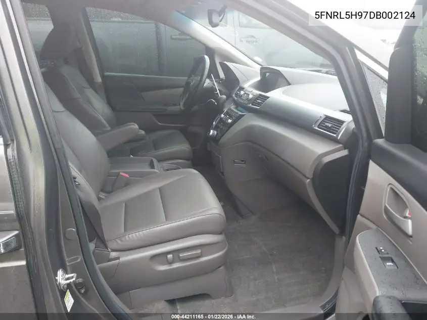 5FNRL5H97DB002124 2013 Honda Odyssey Touring/Touring Elite