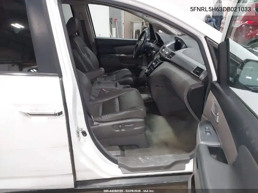 5FNRL5H63DB021033 2013 Honda Odyssey Ex-L