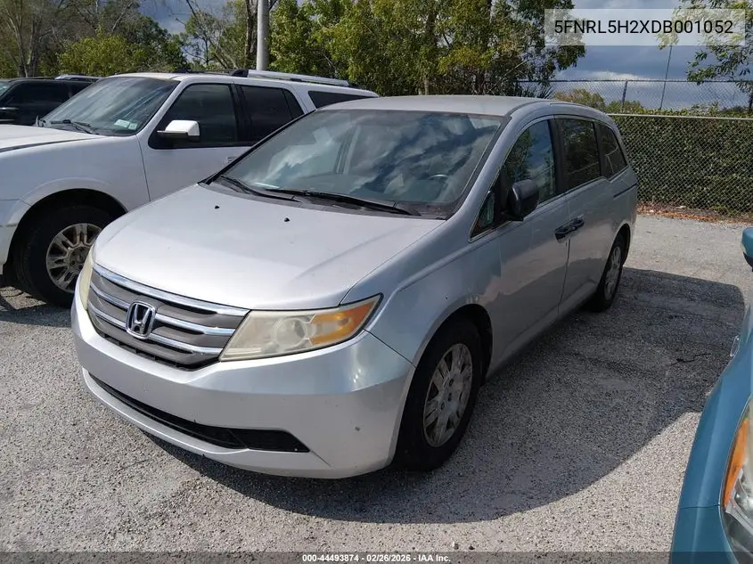 5FNRL5H2XDB001052 2013 Honda Odyssey Lx