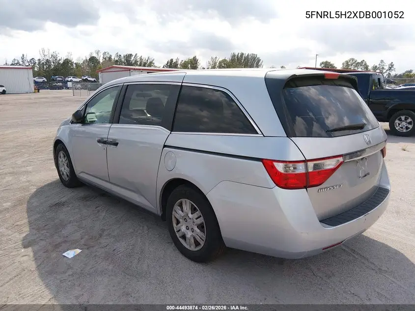 5FNRL5H2XDB001052 2013 Honda Odyssey Lx