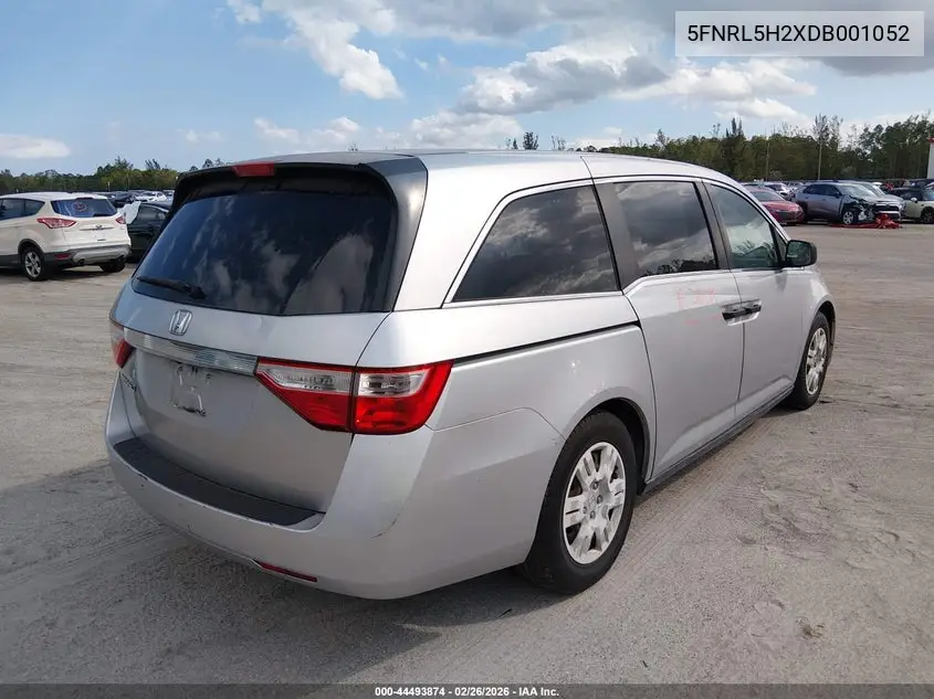 5FNRL5H2XDB001052 2013 Honda Odyssey Lx