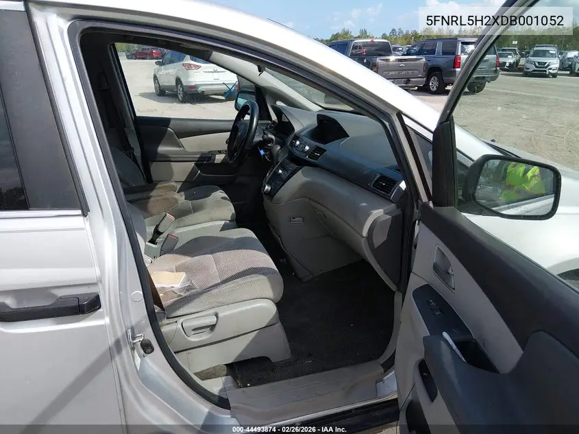 5FNRL5H2XDB001052 2013 Honda Odyssey Lx