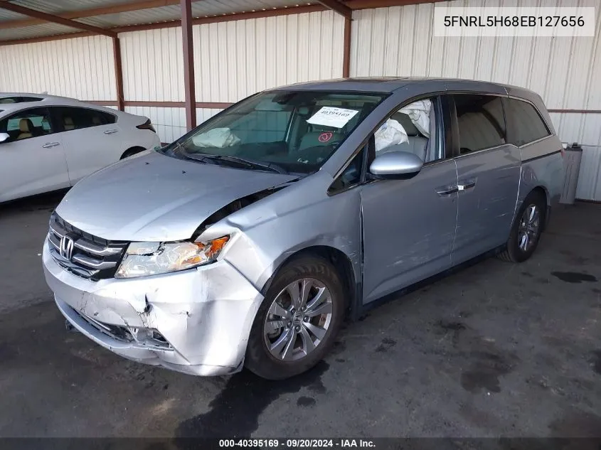 2014 Honda Odyssey Ex-L VIN: 5FNRL5H68EB127656 Lot: 40395169