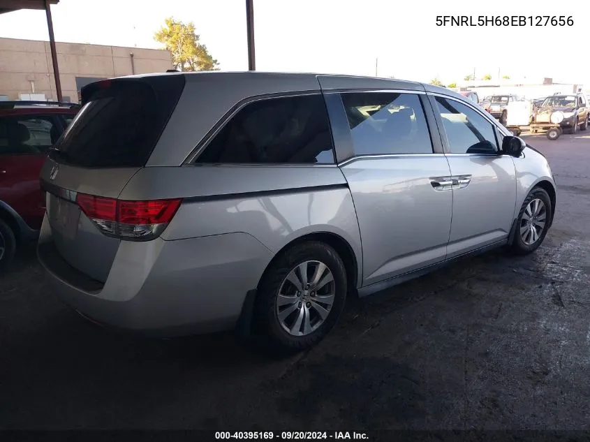 5FNRL5H68EB127656 2014 Honda Odyssey Ex-L