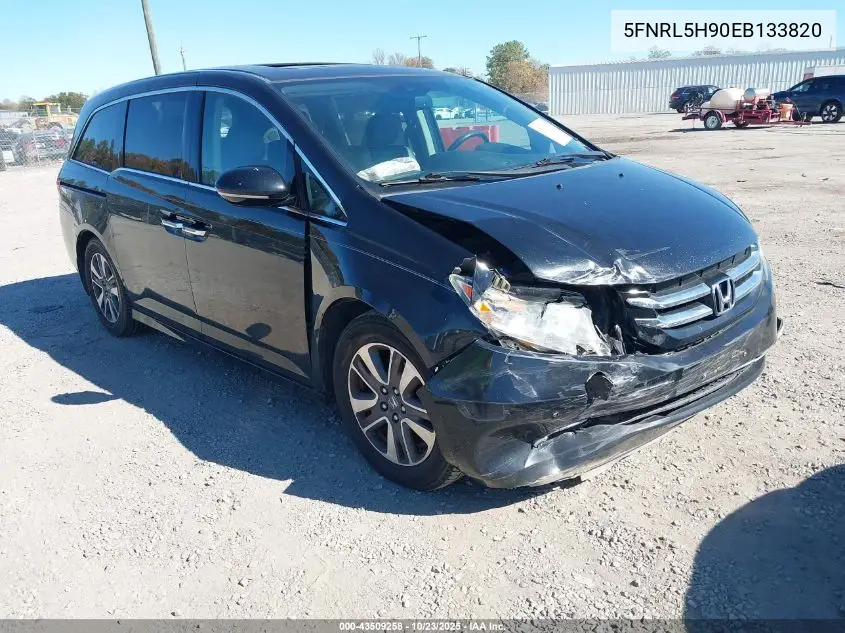 5FNRL5H90EB133820 2014 Honda Odyssey Touring/Touring Elite