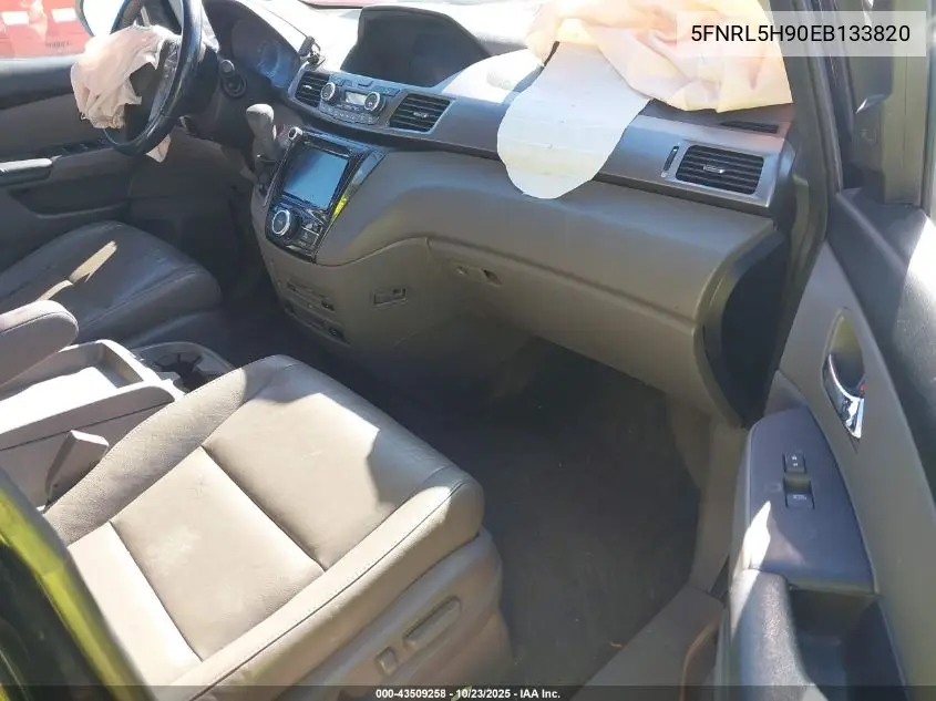 5FNRL5H90EB133820 2014 Honda Odyssey Touring/Touring Elite
