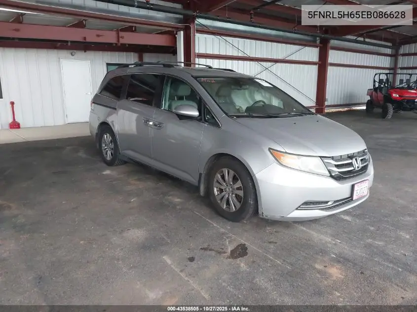 5FNRL5H65EB086628 2014 Honda Odyssey Ex-L