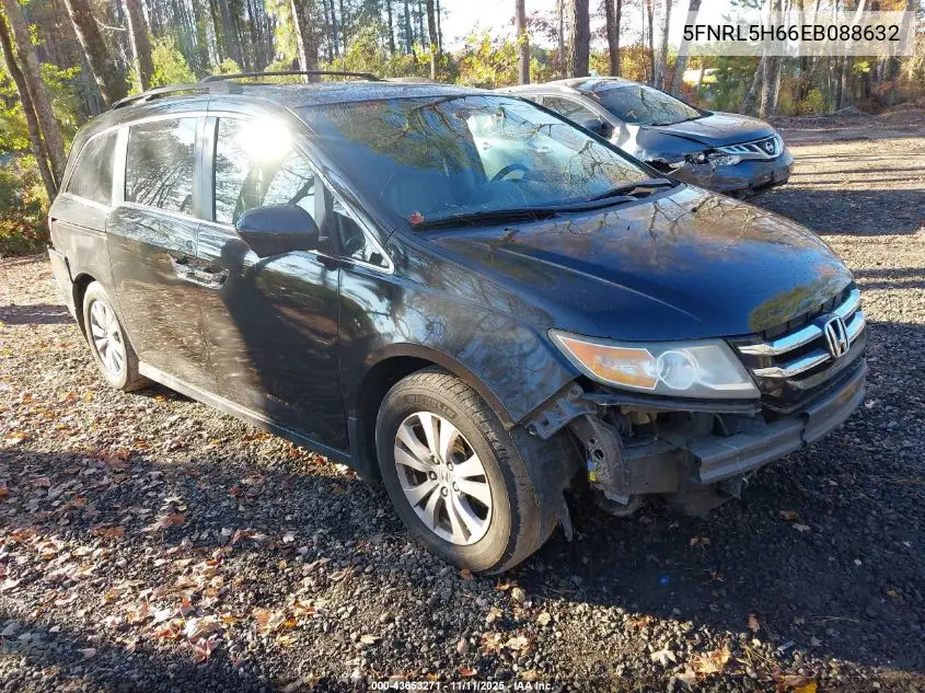 5FNRL5H66EB088632 2014 Honda Odyssey Ex-L