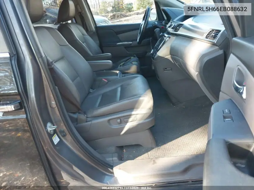 5FNRL5H66EB088632 2014 Honda Odyssey Ex-L