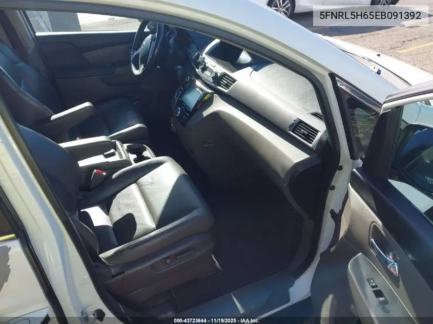 5FNRL5H65EB091392 2014 Honda Odyssey Ex-L