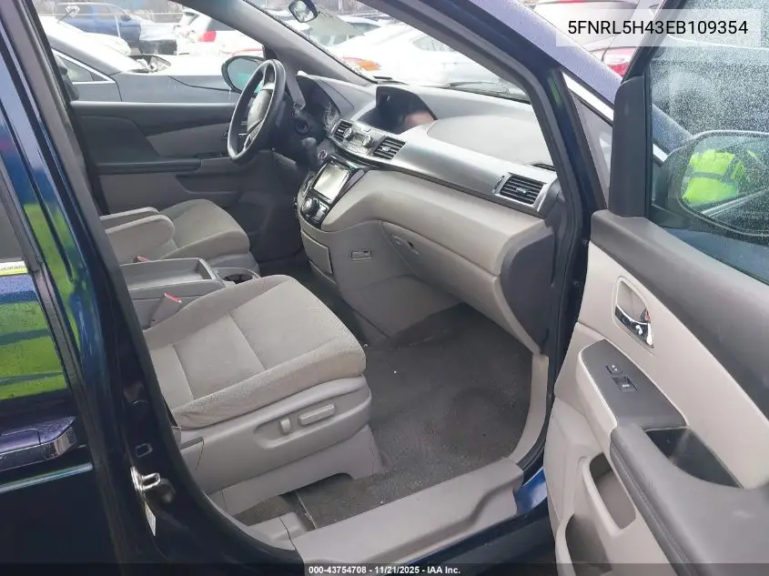 5FNRL5H43EB109354 2014 Honda Odyssey Ex