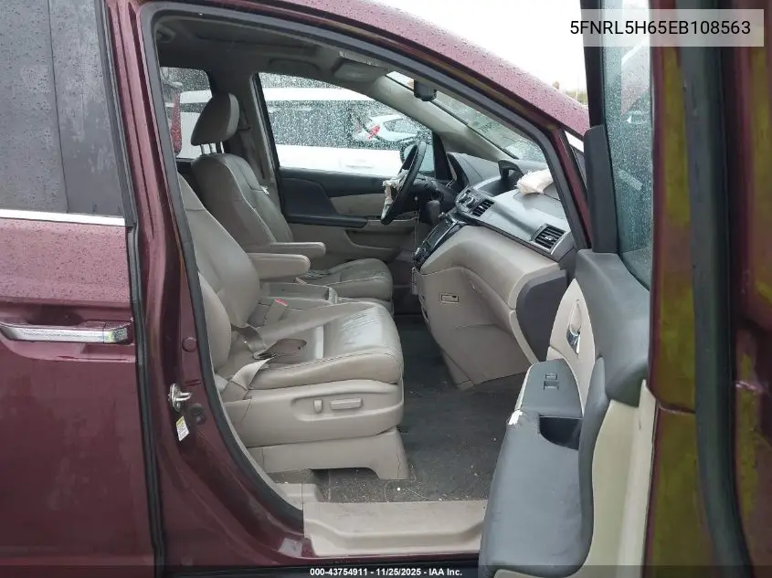 5FNRL5H65EB108563 2014 Honda Odyssey Ex-L