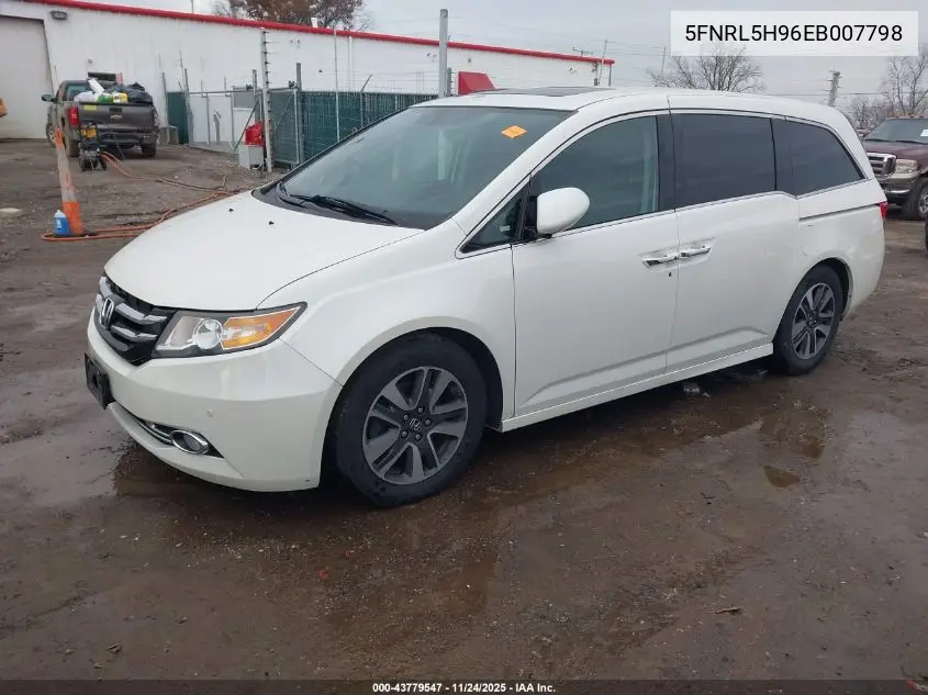 5FNRL5H96EB007798 2014 Honda Odyssey Touring/Touring Elite