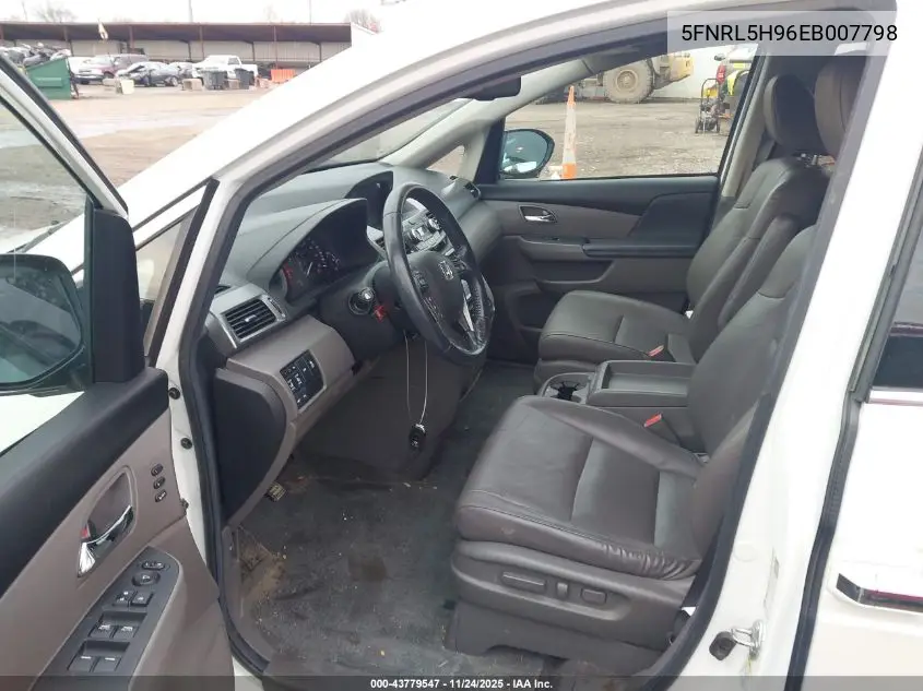 5FNRL5H96EB007798 2014 Honda Odyssey Touring/Touring Elite