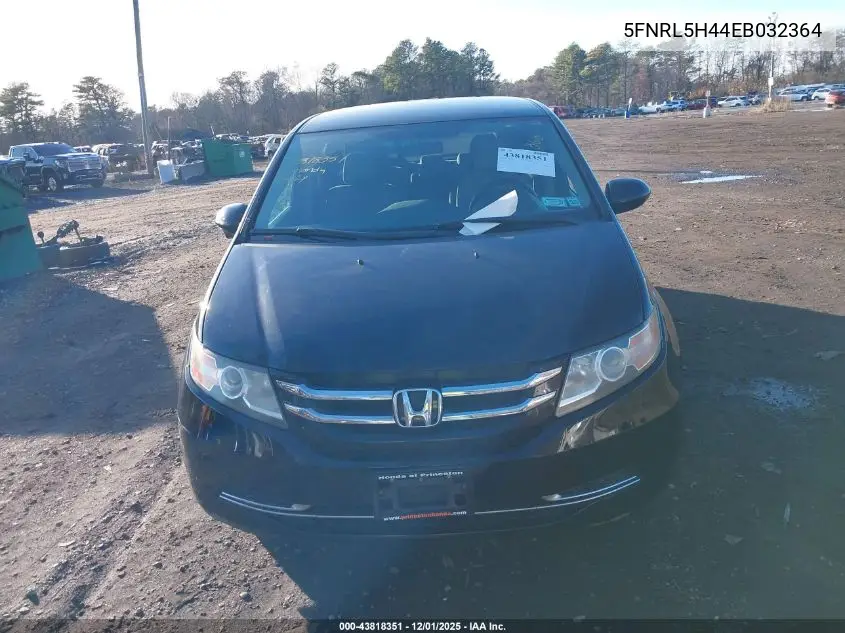 5FNRL5H44EB032364 2014 Honda Odyssey Ex