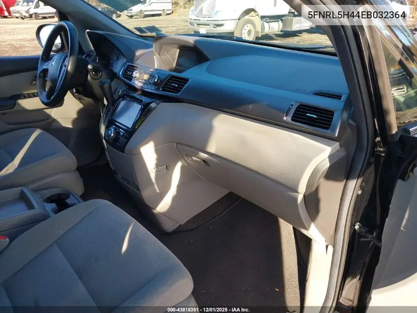 5FNRL5H44EB032364 2014 Honda Odyssey Ex